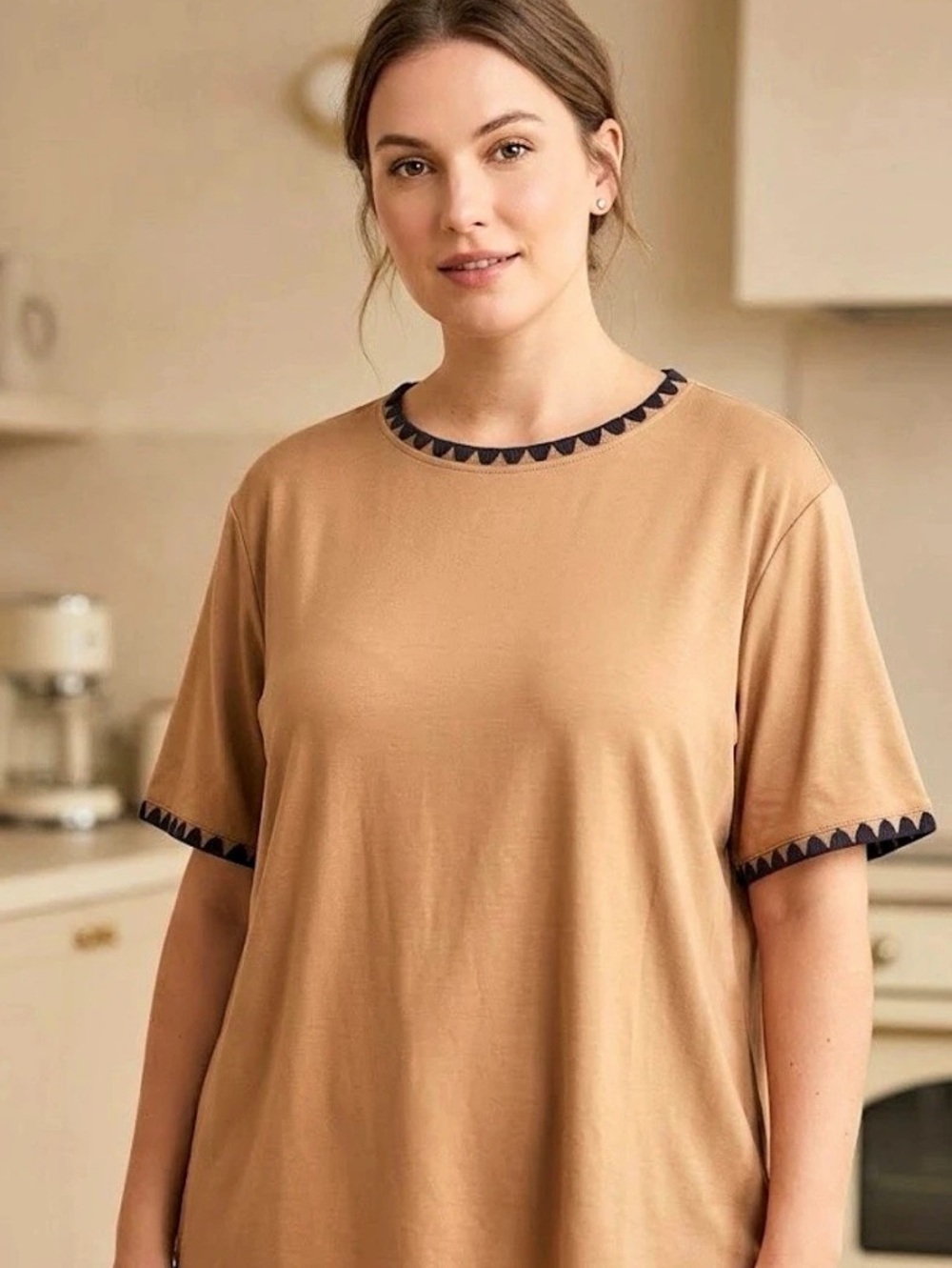 Brown Short Sleeve T-shirt